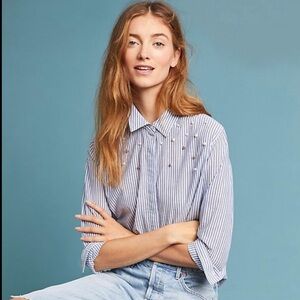 Rails Button Down w/Pearl embellishment